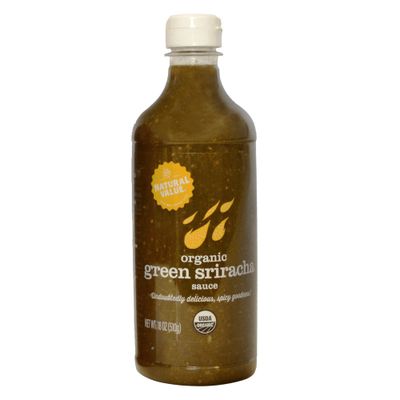Natural Value Organic Green Sriracha Sauce, 18 Oz