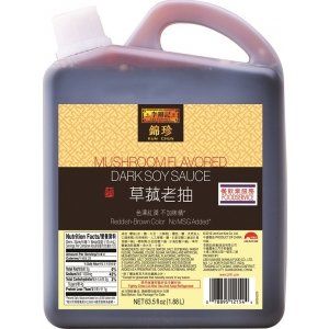 Lee Kum Kee LKK Mushroom Flavored Dark Soy Sauce 63.5 Oz