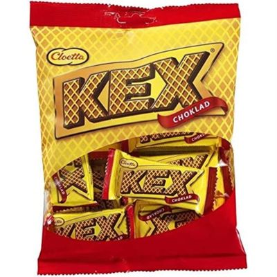 Cloetta Kex Choklad - Chocolate Filled Mini Wafers - 156g