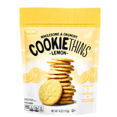 Wholesome and Crunchy Lemon Cookie Thins - 4oz 113g 1 Bag