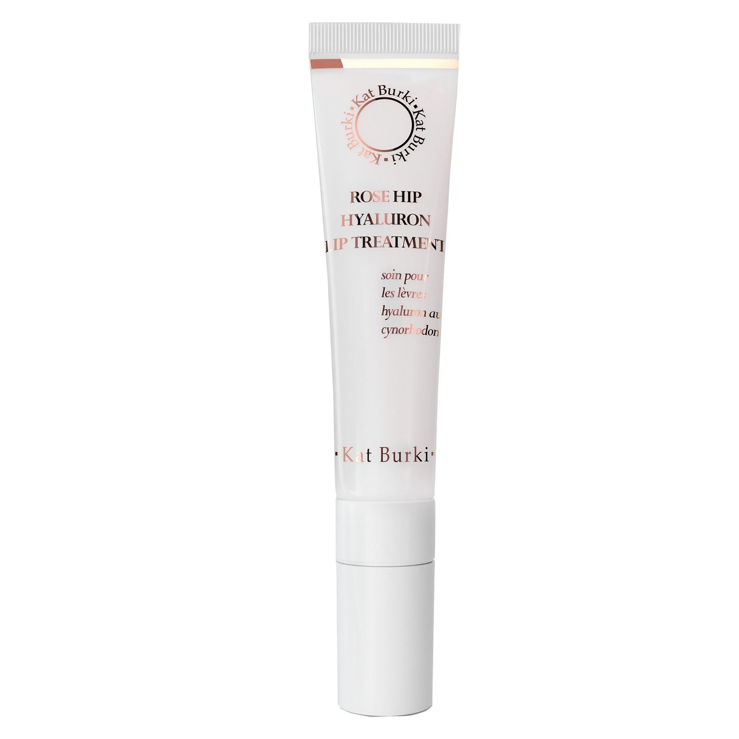 Kat Burki Rose Hip Lip Treatment with Hyaluronic Acid &amp; Retinol. Anti-Aging Lip Moisturizer to Reduce the Appearance of Fine Lines, Plump &amp; Hydrate, 0.5 fl. oz.