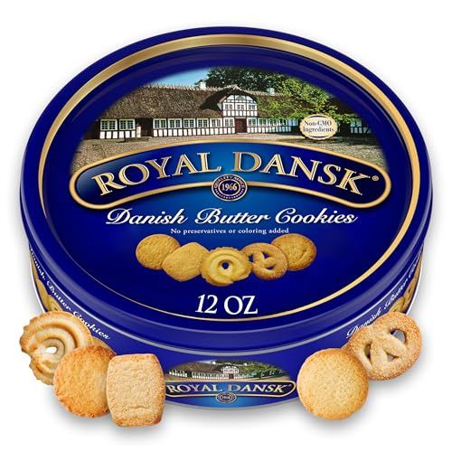 Royal Dansk Danish Cookie Selection, No Preservatives or Coloring Added, 12 Oz. Pack of 1