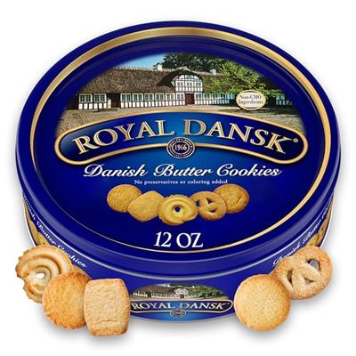 Royal Dansk Danish Cookie Selection, No Preservatives or Coloring Added, 12 Oz. Pack of 1