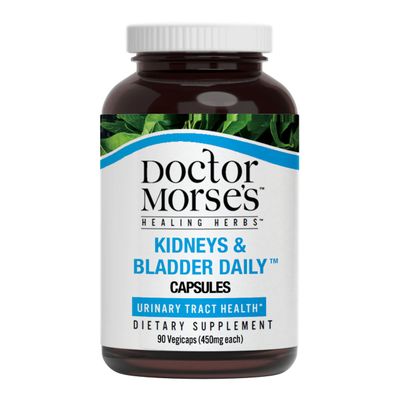 Doctor Morse&#39;s Kidney &amp; Bladder Daily Cleanse - Support Urinary Tract Health &amp; Elimination of Lymph - Organic &amp; Naturopath Formulated - Cordyceps Mushroom, Juniper Berry, Horsetail Herb - 90 Capsules