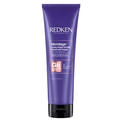 Redken Blondage Honey Beige Color Depositing Mask Instant Customized Temporary Color Color Tint Hair Treatment For Blonde Hair 8.5 Fl Oz