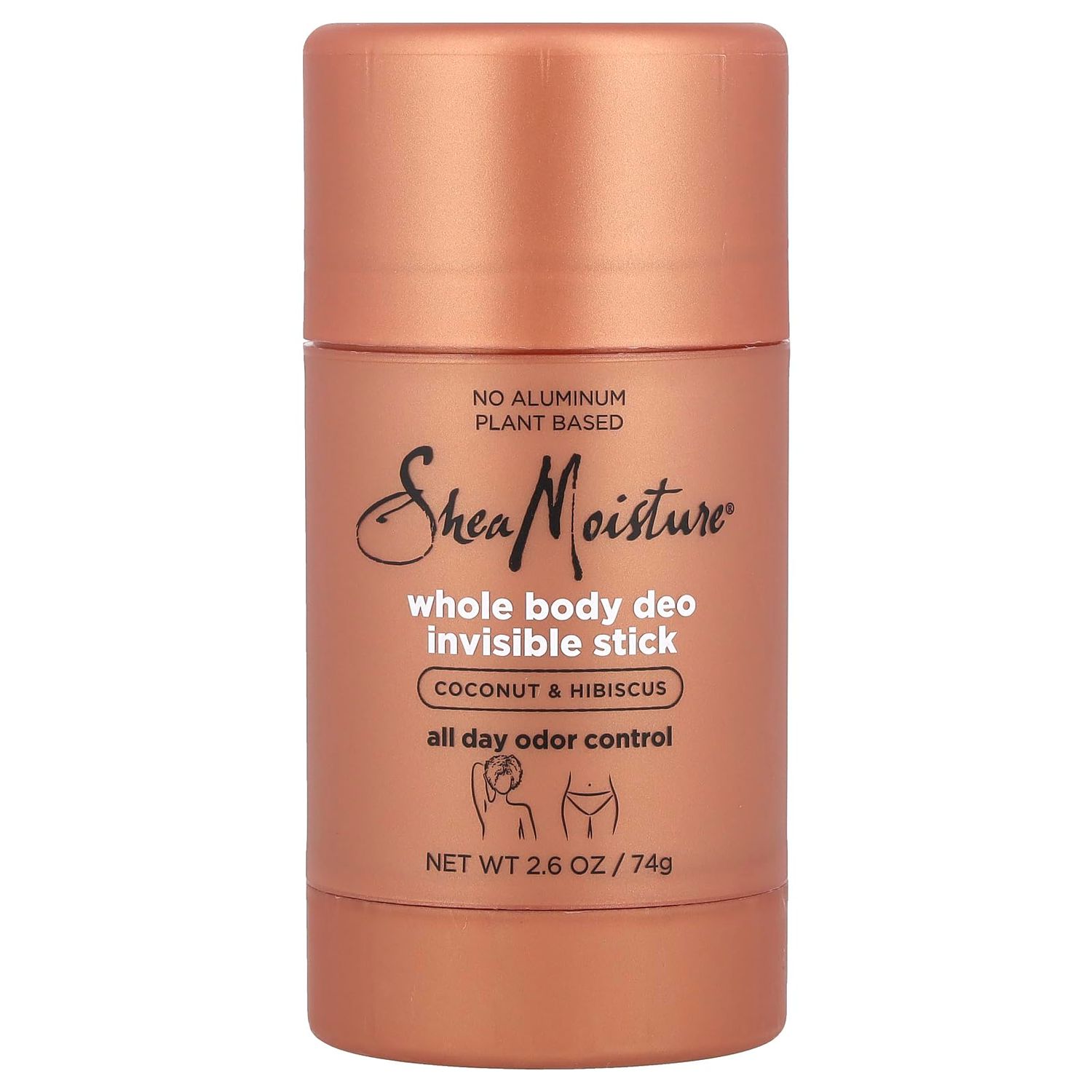SHEA MOISTURE Coconut &amp; Hibiscus Invisible Stick Deodorant, 2.6 OZ