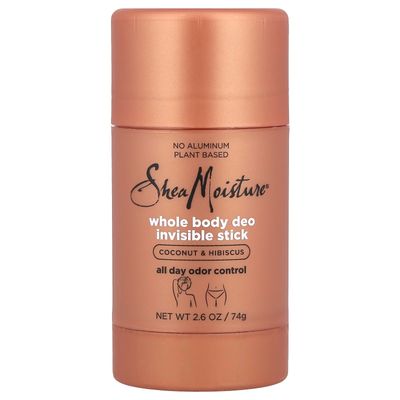 SHEA MOISTURE Coconut &amp; Hibiscus Invisible Stick Deodorant, 2.6 OZ