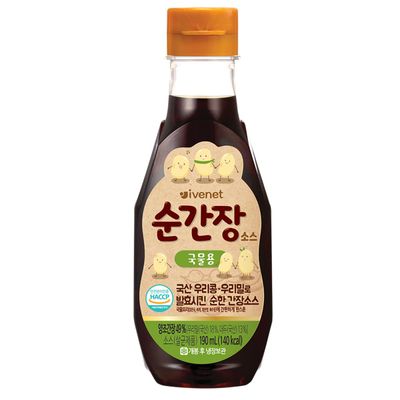 Minecook K-Food ivenet Mild Salt Pure Salt Soy Sauce Broth Sesame Oil Broth Best with Soup 6.42oz