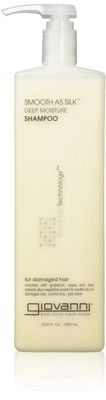 GIOVANNI COSMETICS- Eco Chic Smooth As Silk Shampoo- Deep Moisture For Damaged Hair 33.8 Fl. Ounce
