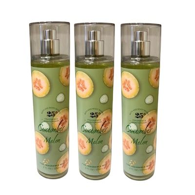 Bath &amp; Body Works Cucumber Melon Fine Fragrance Mist 8oz - Pack of 3