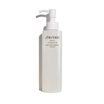 Shiseido Perfect Cleansing Oil - 300 mL - Lightweight Daily Cleanser for Soft, Dewy Skin - Removes Waterproof Makeup, Dirt &amp; Impurities