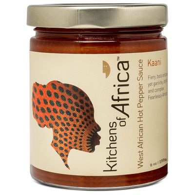 Kitchens of Africa Kaani West African Artisan Hot Sauce wHabanero Pepper, Fresh Ginger, and Garlic. Fiery, Bold, and Piquant, Yet Bright and Complex 9 oz.