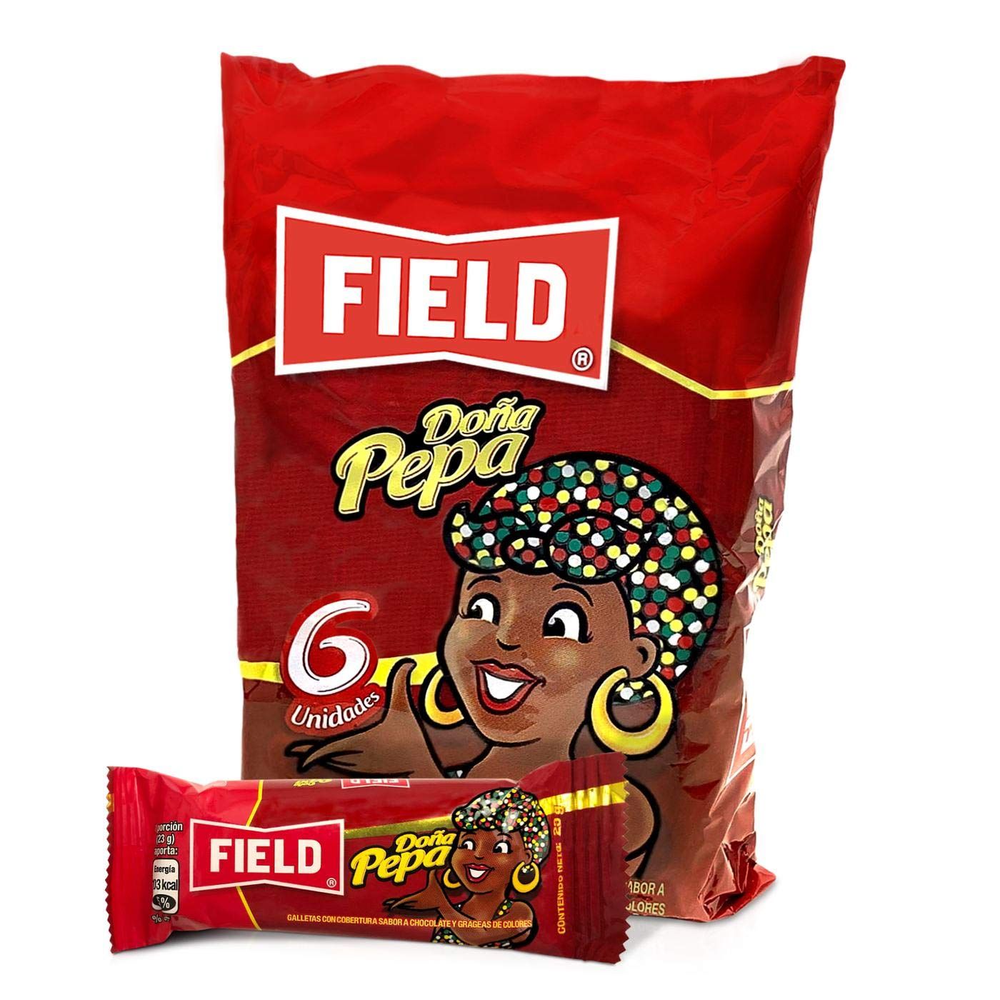 Dona Pepa Field Galleta Peruana Peruvian Cookies 6 Units 23 g each