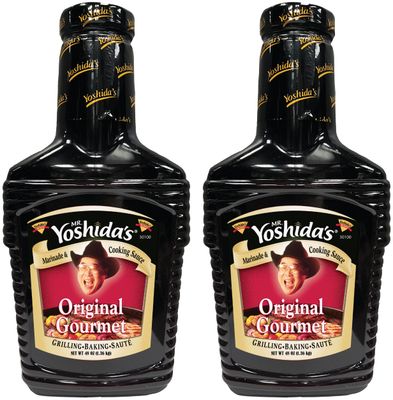 Mr. Yoshida&#39;s Original Japanese Barbecue Gourmet Marinade &amp; Cooking Sauce, 2-48 oz Bottles