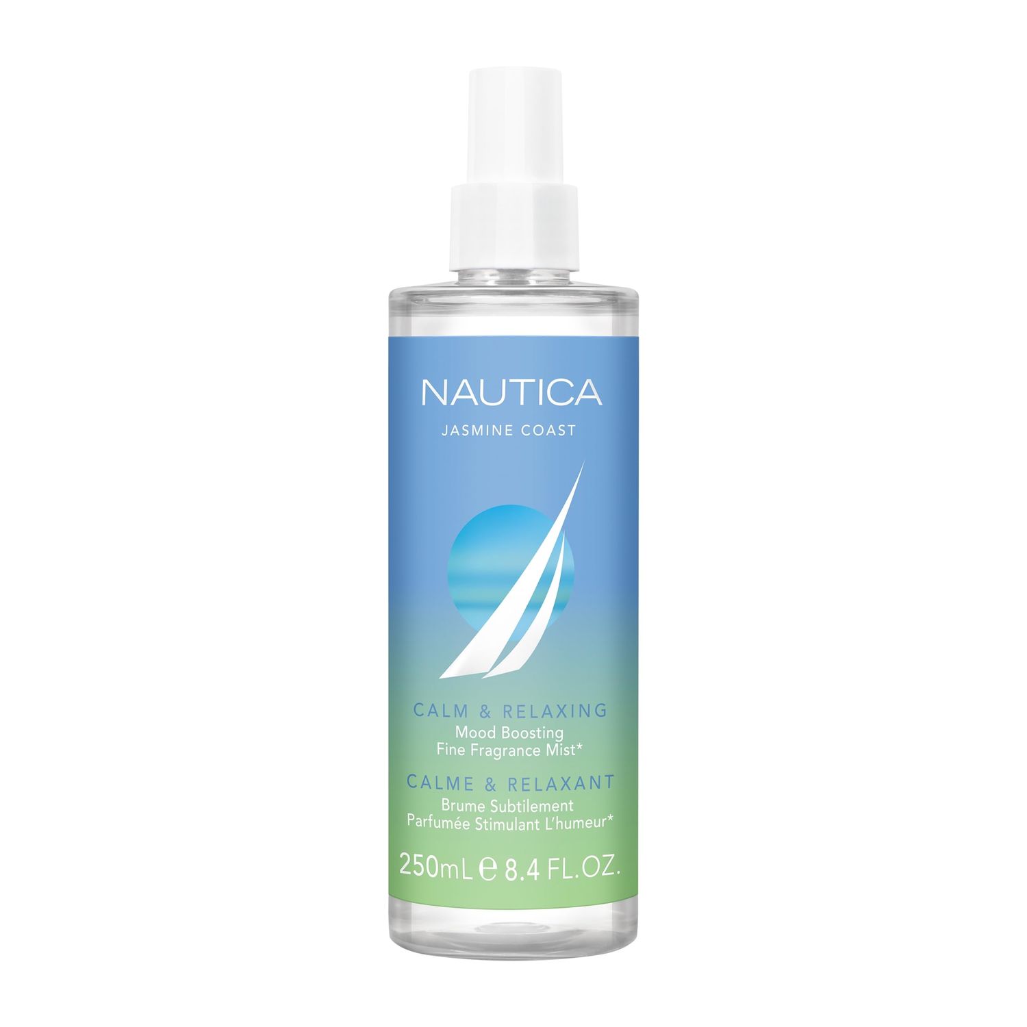 Nautica for Her Jasmine Coast Body Mist, 8.4 Fl Oz Pack of 1, Notes of Pear, Jasmine, and Musk, Women&#39;s Fragrance, Long Lasting, Mood-Boosting Fragrance, Vegan Formula