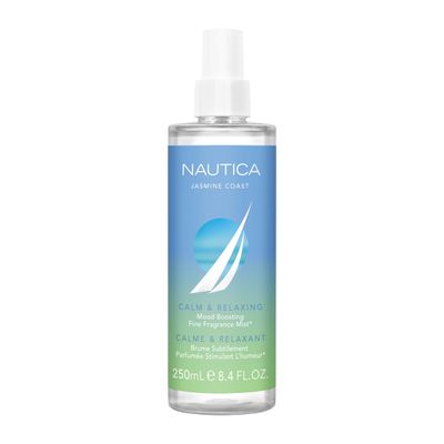 Nautica for Her Jasmine Coast Body Mist, 8.4 Fl Oz Pack of 1, Notes of Pear, Jasmine, and Musk, Women&#39;s Fragrance, Long Lasting, Mood-Boosting Fragrance, Vegan Formula