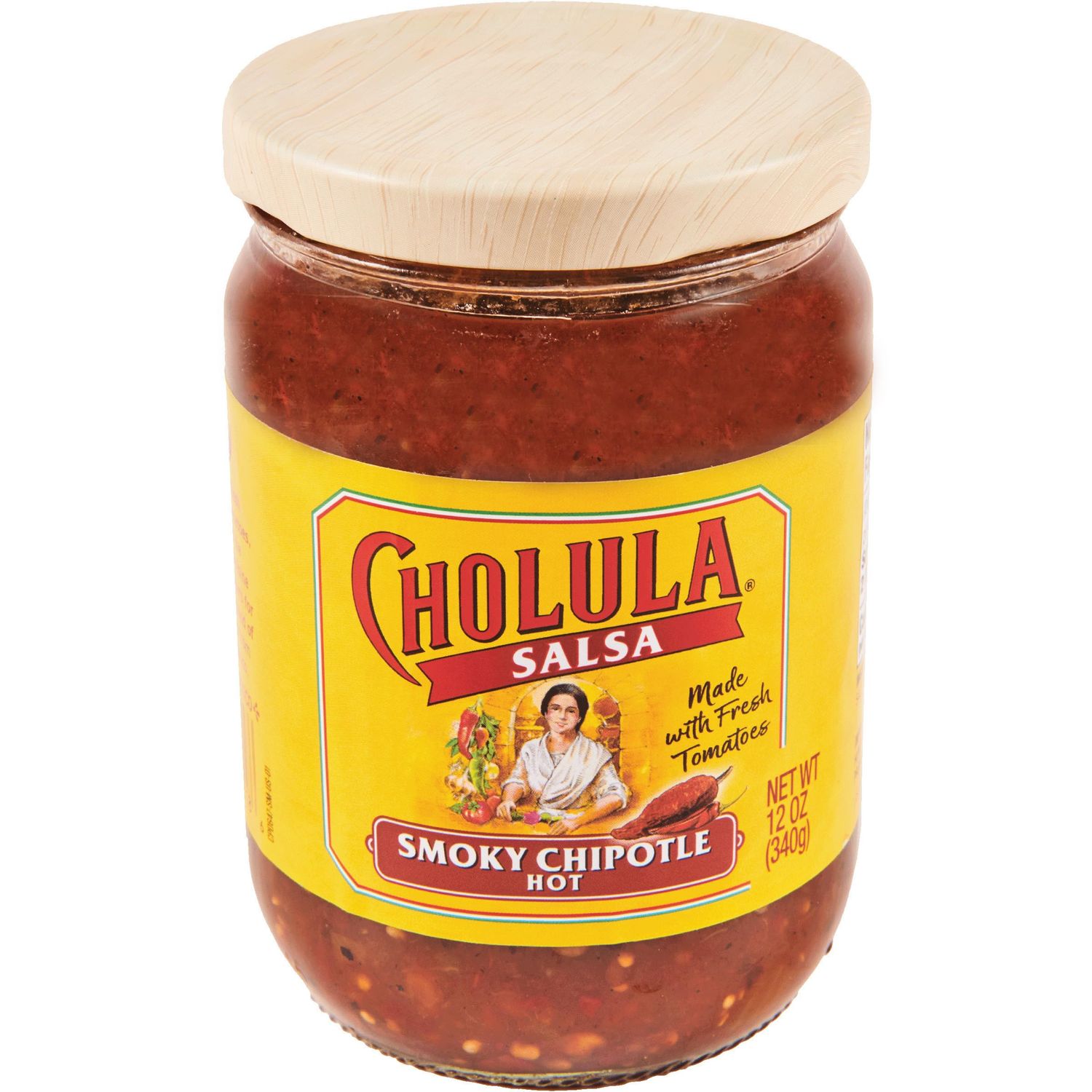 Cholula Smoky Chipotle Salsa Hot, 12 oz
