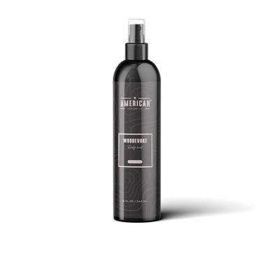 American Shaving Co. Woodevoke Body Mist For Men 8 oz, Made in USA, Quick Absorption, Quality Potent Ingredients, Long-Lasting, Non-GMO, GMP Certified, Cruelty-Free Products