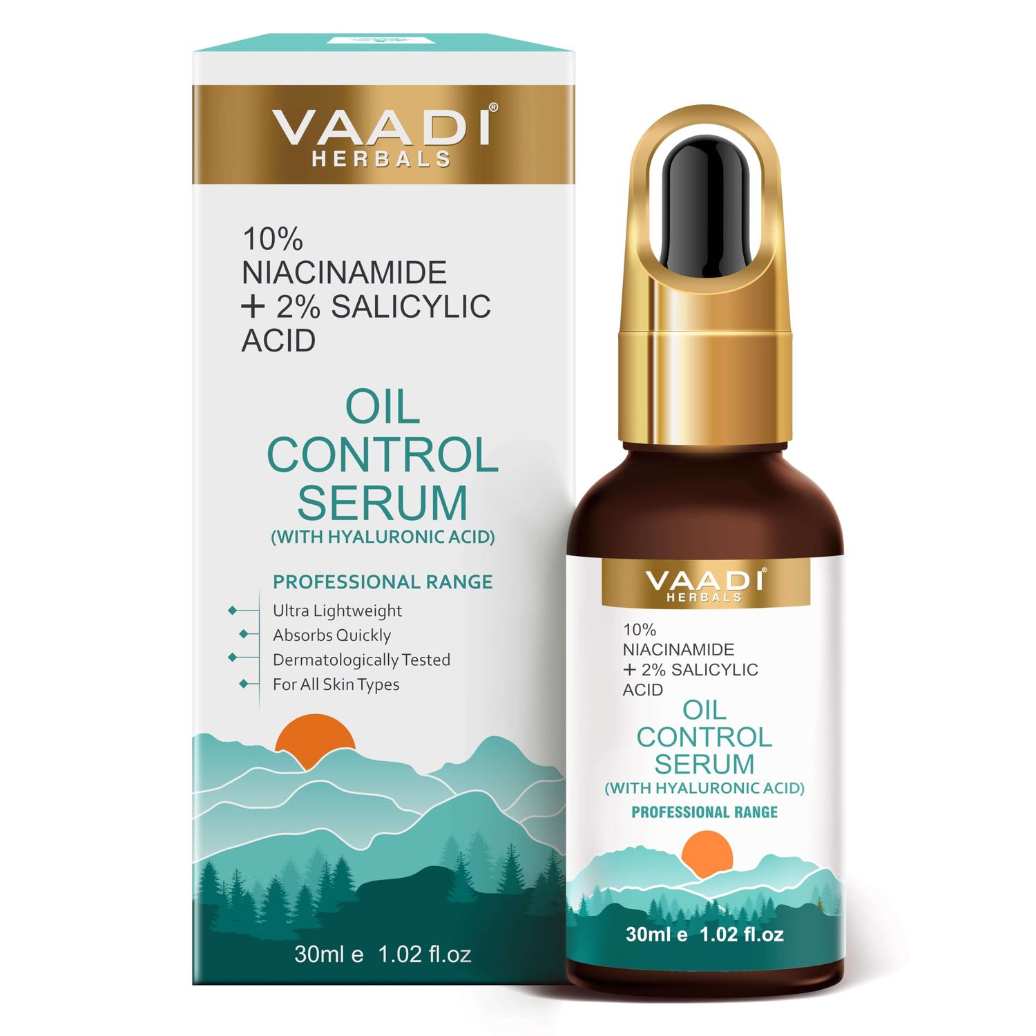 Oil Control Serum With 10 Niacinamide &amp; 2 Salicylic Acid - 30ml