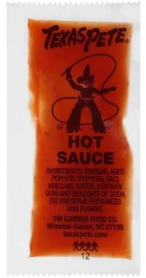 Texas Pete Hot Sauce Packet - 7g - 50 Pack