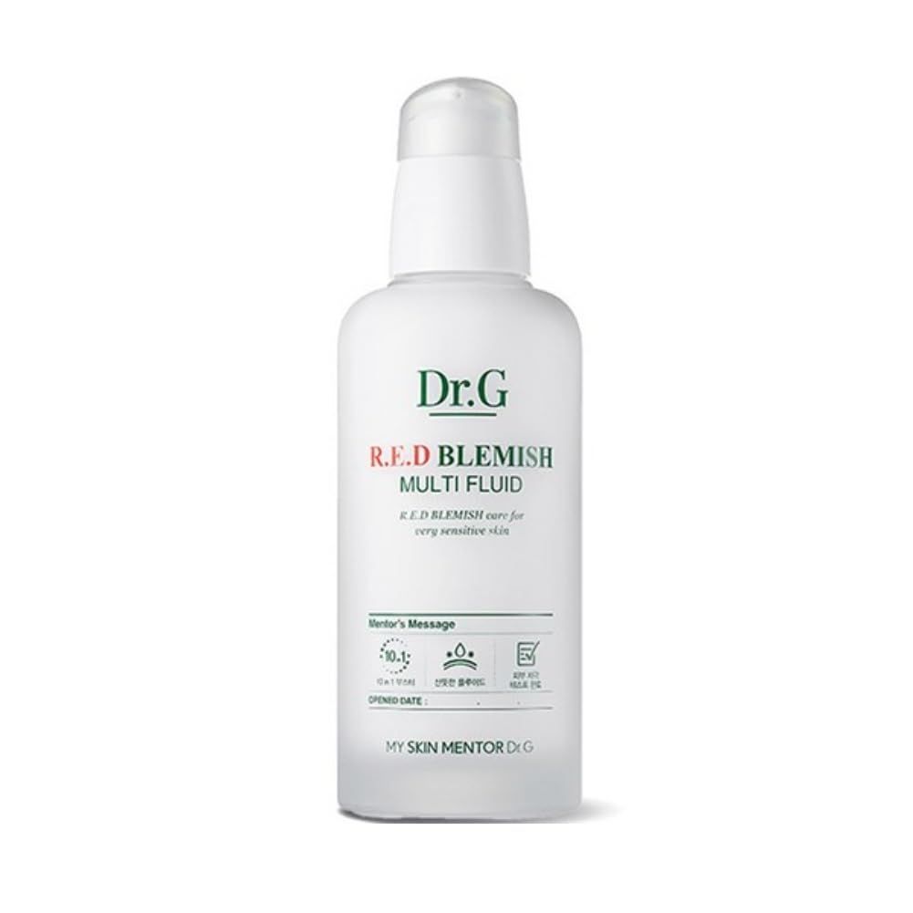 Dr.G Red Blemish Multi Fluid 100 ml 3.38 fl. oz. Moisture Soothing Solution for Sensitive Skin