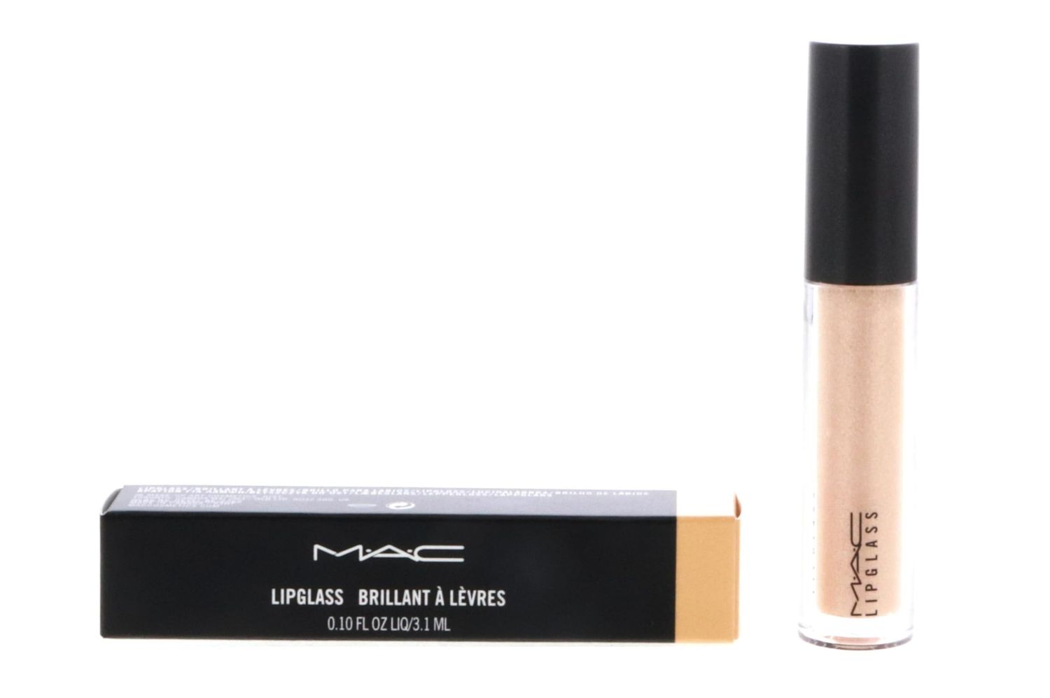 MAC LIPGLASS in VERY GO LIGHTLY! Full Size New in Box Gorgeous Shade! :