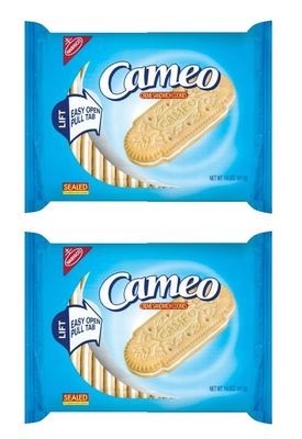 Nabisco Cameo Creme Sandwich Cookies, 14.5 Oz Pack of 2