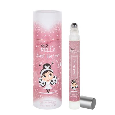 MISS NELLA Sweet Like Me Roll On Perfume for kids with Delightfully Fresh Fragrances Safe and Natural Boys and Girls Perfume Oil with Easy Roll-On Applicator 10ML
