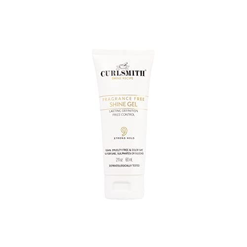 CURLSMITH - Shine Gel, Strong Hold Styling Hair Gel, Frizz Protection, Sensitive, Fragrance Free, for All Curl Types, Vegan 2 fl oz