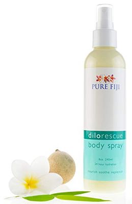 PURE FIJI Dilo and Aloe Vera After Sun Spray Lotion - Spray Moisturizer for Body Helps After Sunburn- After Sun Moisturizing Spray for All Type Skin, 8 oz