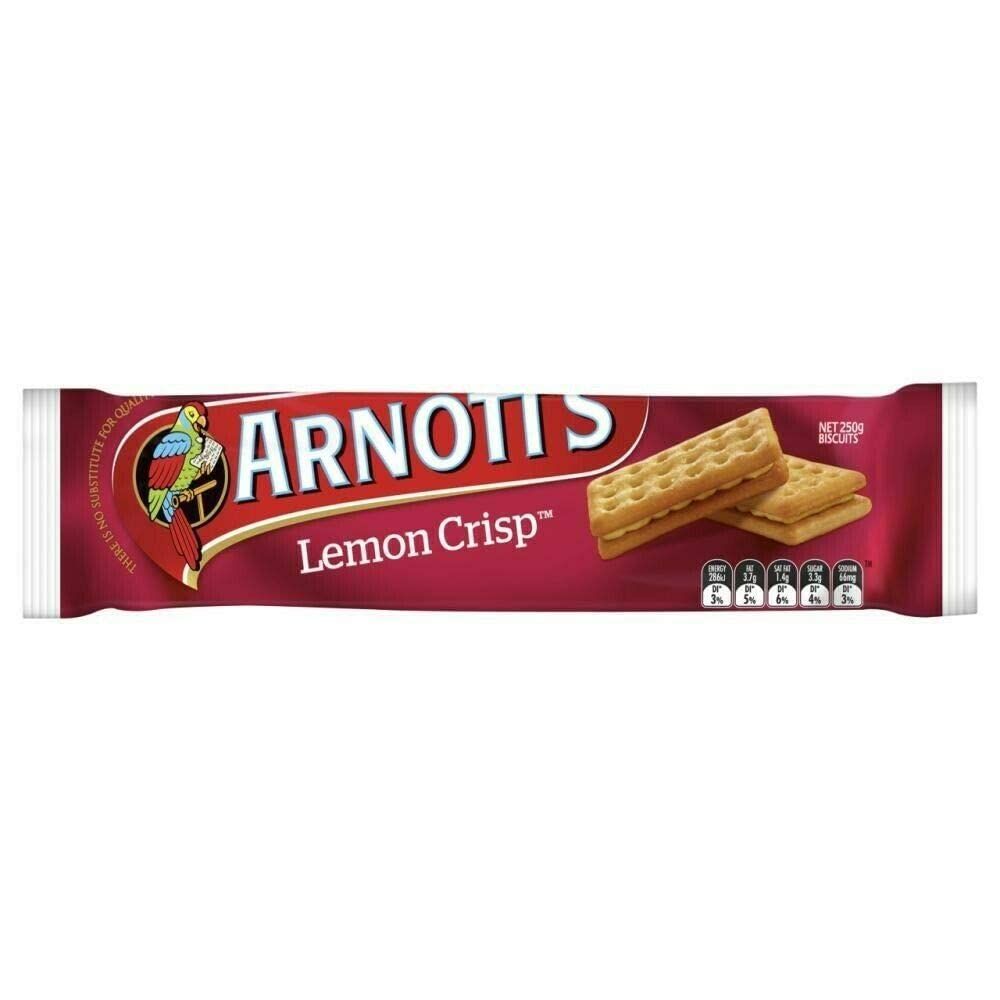 Australian Arnott&#39;s Lemon Crisp Biscuits 250g