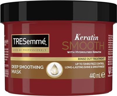 TRESemme Keratin Smooth Deep Smoothing Mask rinse-out hair treatment with hydrolysed keratin for soft, shiny, frizz-free hair 440 ml