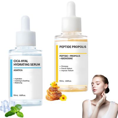 2PCS Hydration &amp; Wrinkle Renewal Serum, with Peptide Propolis Complex,Reduces Wrinkles &amp; Improves Elasticity, Deep Moisturizing Skin Renewal, Suitable for All Skin Types 1.69 fl.oz