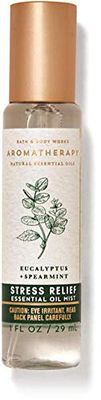 Bath and Body Works Body Care Aromatherapy -TRAVEL SIZE - Essential Oil Mist 1 fl oz - Many Scents! Stress Relief - Eucalyptus Spearmint