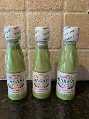 Dasavi Lemon Chilli Sauce for Seafood Vietnamese Chili Sauce Muoi Chanh Ot, Nuoc Cham Hai San - 9.2 oz 3 pack