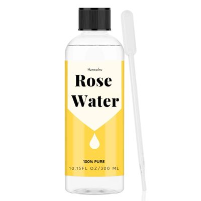 10.15 fl oz Rose Hydrosol for Face Hydrating Mist Hydration, 100 Pure Rose Water, Cleanses &amp; Softens Skin, Promotes Healthy Skin Cell, Suitable for All Skin Types