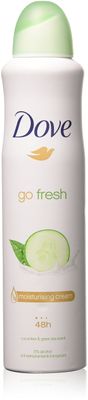 Dove Go Fresh Antiperspirant Body Spray 250Ml Cucumber &amp; Green Tea 2-Pack