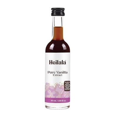 HEILALA - Pure Vanilla Extract - Hand-Selected, Ethically Sourced &amp; Cold-Pressed Bourbon Vanilla - 50ml