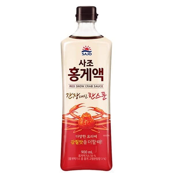 Sajo Red Crab Flavored Seasoning Sauce ????? 900ml30.43fl oz