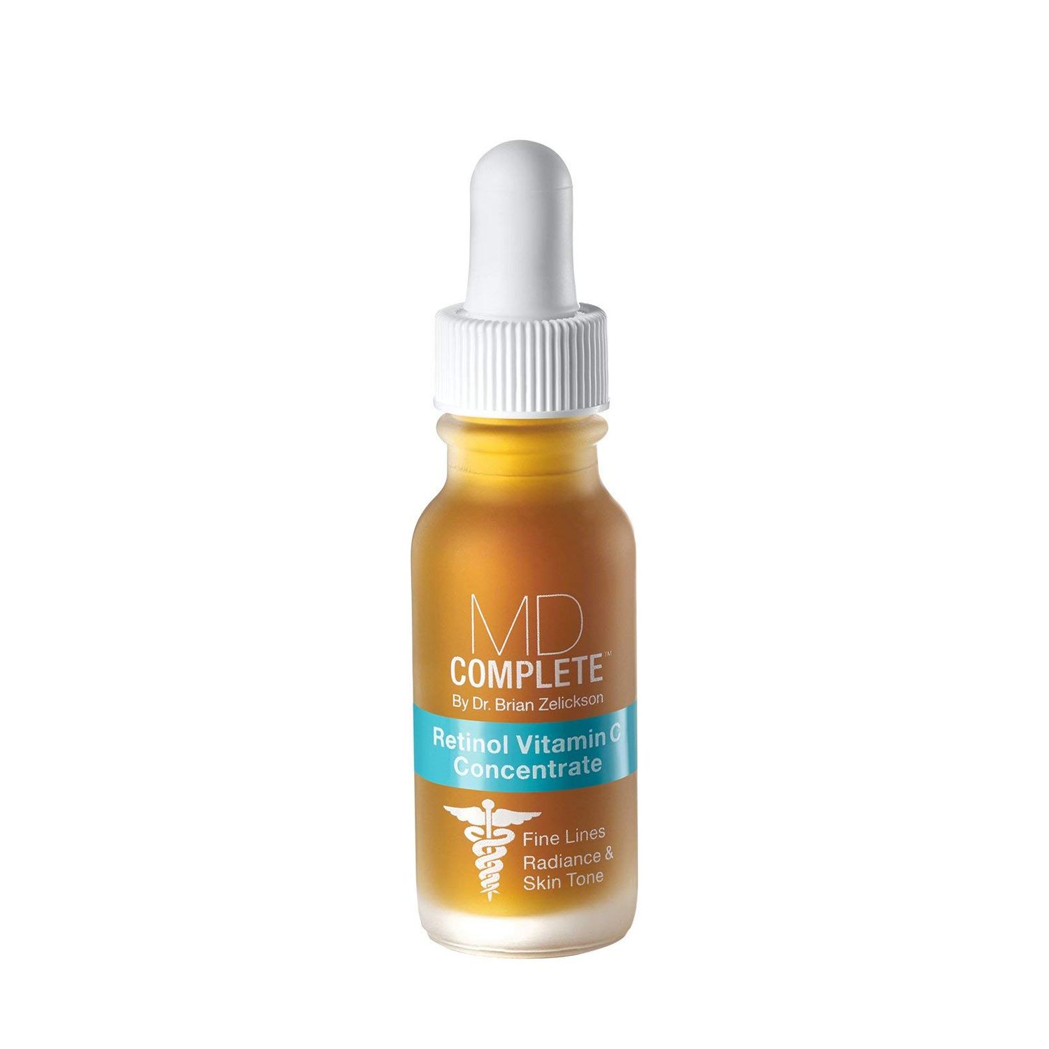 MD Complete Retinol Vitamin C Concentrate Serum Anti-Aging High Potency Vitamin C Serum with Retinol, Vitamins C &amp; E, Omega 3-6 &amp; 9, Fruit Seed Extracts 0.5fl oz