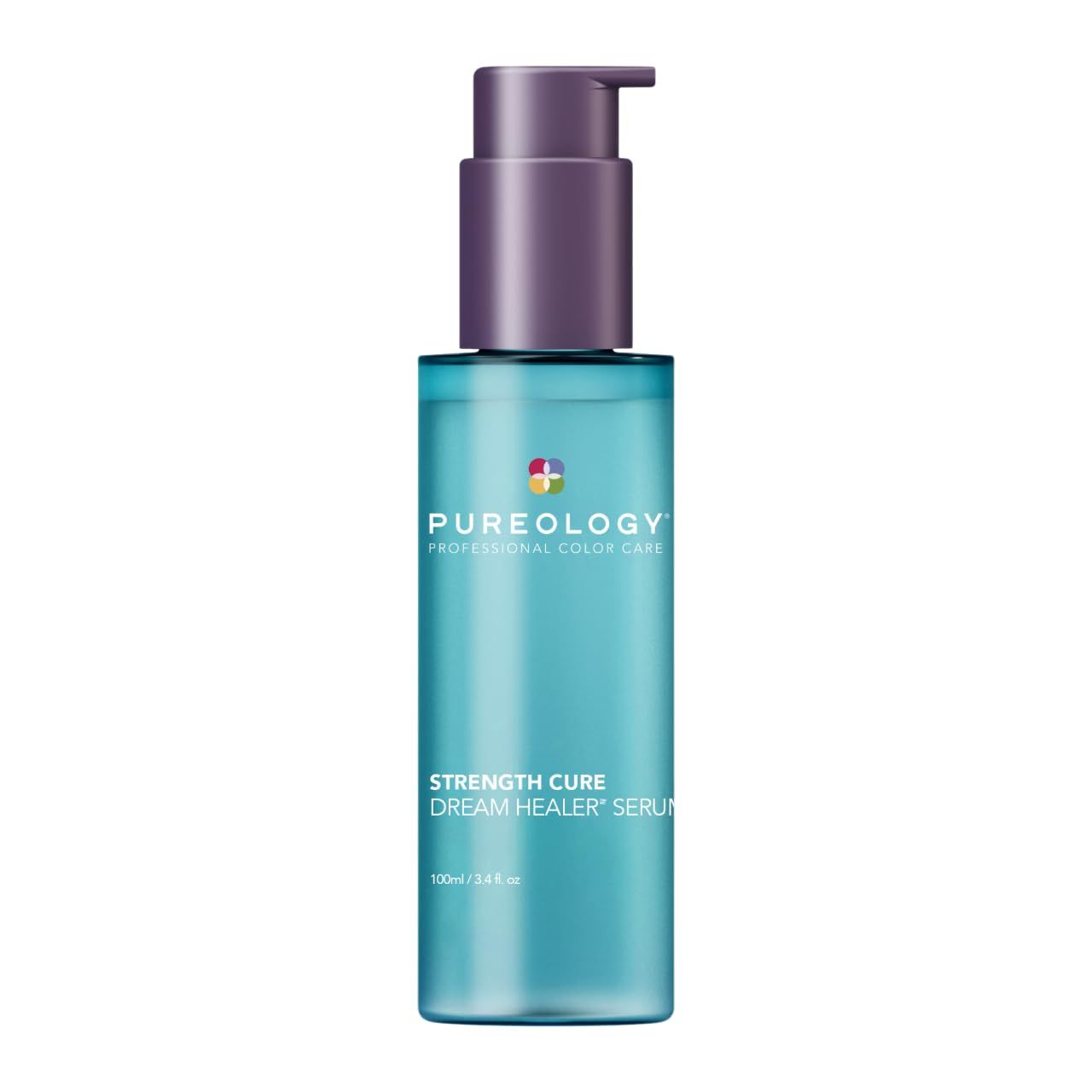 Pureology Strength Cure Dream Healer Serum - Leave-In Treatment For Damaged or Color Treated Hair, Split End Repair, Lightweight &amp; Strengthening Heat Protectant, Vegan, 3.4 Fl Oz