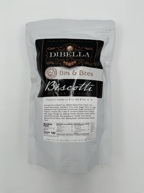 DiBella Bits &amp; Bites Biscotti Pistachio Cranberry