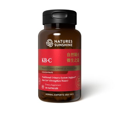 Nature&#39;s Sunshine KB-C, Chinese TCM Concentrate, 30 Capsules Strengthens the Urinary System, Supports the Structural System, and May Help the Body Restore Energy