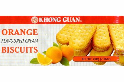 Khong Guan Biscuits Orange Cream Pack of 1