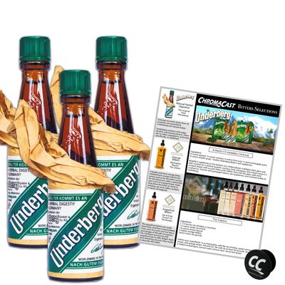 Underberg Natural Herb Bitters 3pk.68oz.btl.