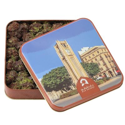 Bab Sharqi Chocolate Covered Cookies - 8 oz Gourmet Milk Chocolate Coated Bakery-Style Cookies Presented in a Beautiful Gift Box Handmade With Natural Ingredients Perfect to Share