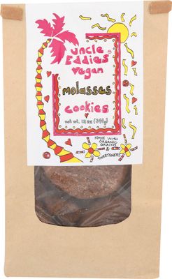 Uncle Eddie&#39;s Vegan, Organic Molasses Cookie, 12 oz