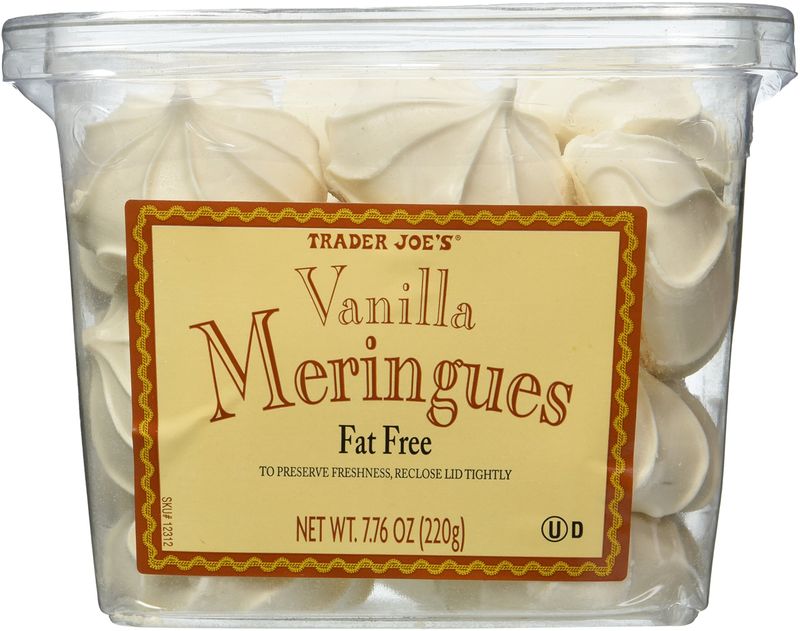 Trader Joe's Vanilla Meringues - Fat Free - 7.76oz 210g - 2 PACK