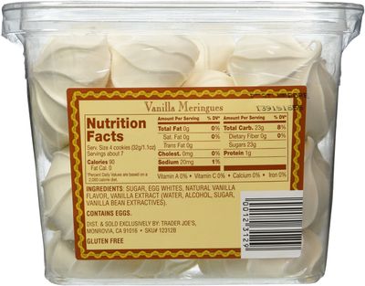 Trader Joe's Vanilla Meringues - Fat Free - 7.76oz 210g - 2 PACK