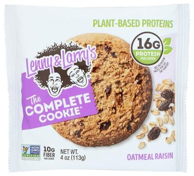 Lenny &amp; Larry&#39;s The Complete Cookie, Oatmeal Raisin, 12 Count